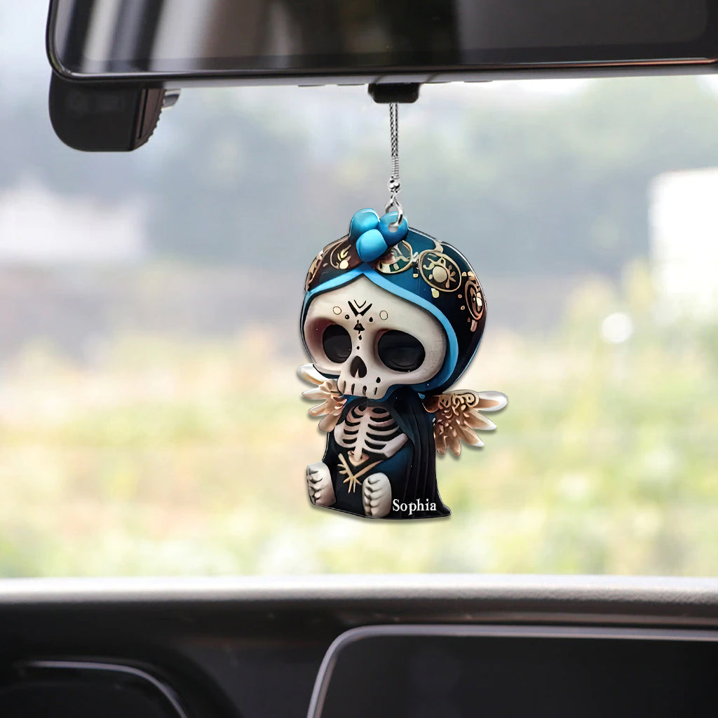 Cute Skull - Personalized Skull Car Ornament