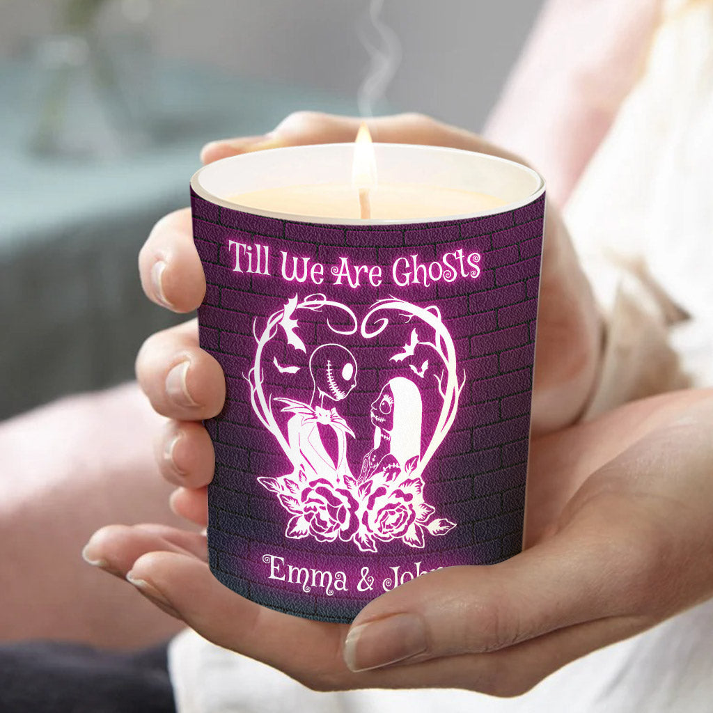 Till We Are Ghosts - Personalized Nightmare Candle With Wooden Lid