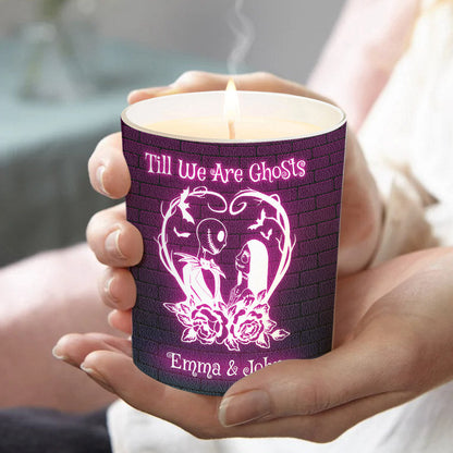 Till We Are Ghosts - Personalized Nightmare Candle With Wooden Lid