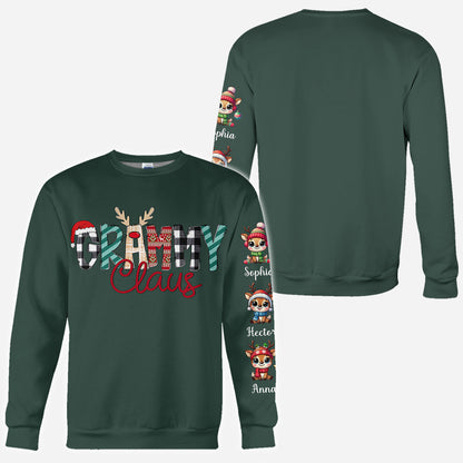 Grammy Claus - Personalized Grandma All Over Shirt