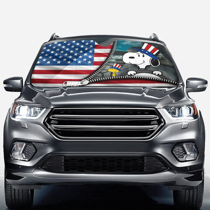 Cool Dog - Personalized Car Sunshade