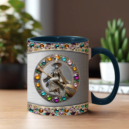 Beautiful Witch - Personalized Witch Accent Mug