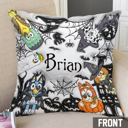 Happy Halloween - Personalized Throw Pillow