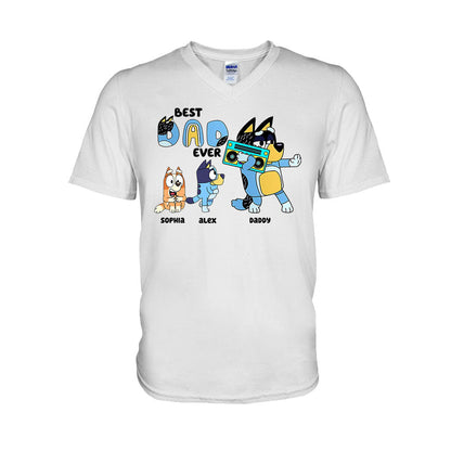 Best Dad Mum Ever - Personalized Father T-shirt And Hoodie