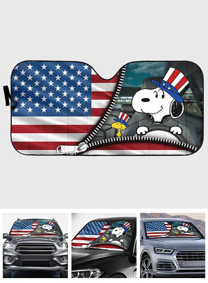Cool Dog - Personalized Car Sunshade