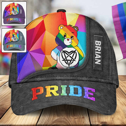 LGBT Pride Month Bear This Is Me - Personalized LGBT Support Classic Cap