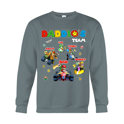 Best Daddio Mario Ever Any Title - Personalized Super Plumber T-shirt And Hoodie