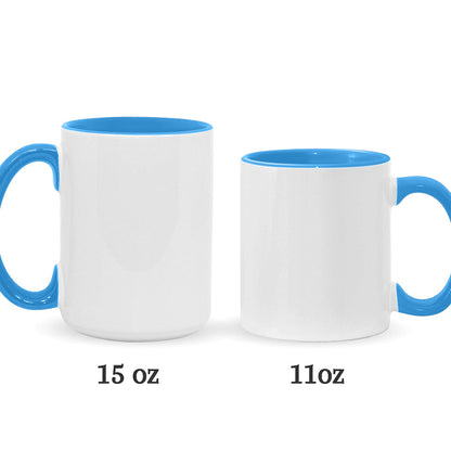 Tie Dye Ohana - Personalized Ohana Accent Mug
