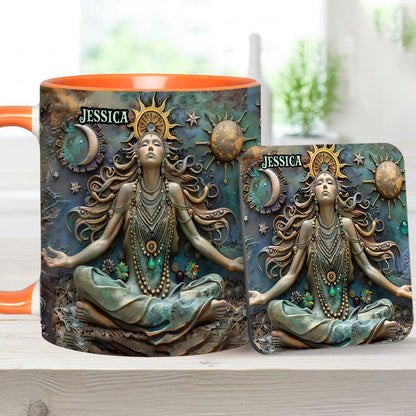 Lose Your Mind Find Your Soul - Personalized Yoga Accent Mug