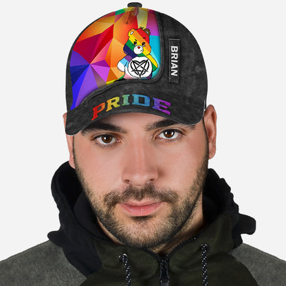 LGBT Pride Month Bear This Is Me - Personalized LGBT Support Classic Cap