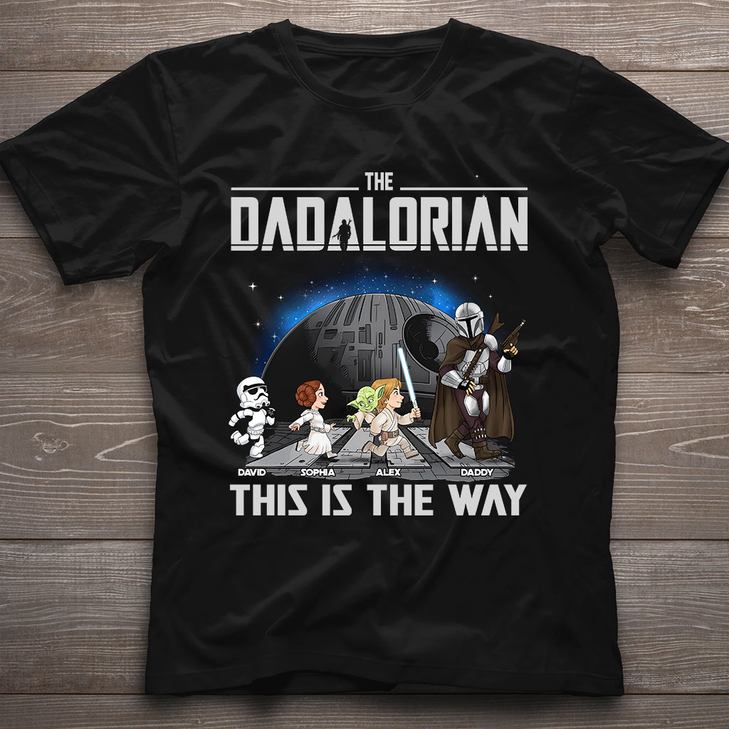 The Dadalorian This Is The Way - Personalized The Force T-shirt And Hoodie