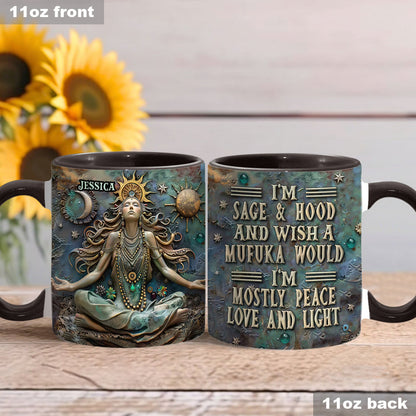 I'm Not Sugar And Spice - Personalized Yoga Accent Mug