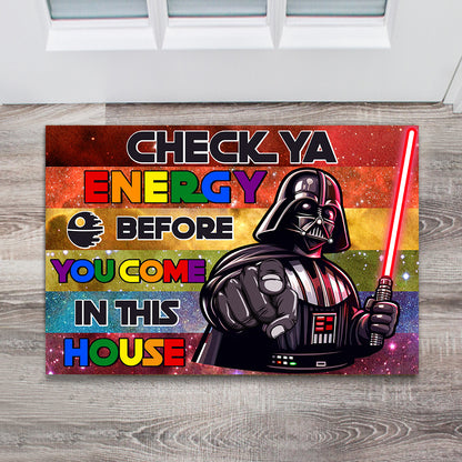 Check Your Energy - LGBT Support Doormat