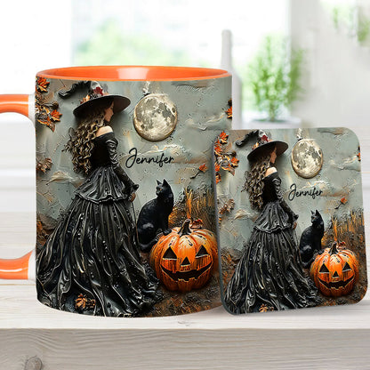 Beautiful Witch - Personalized Witch Accent Mug