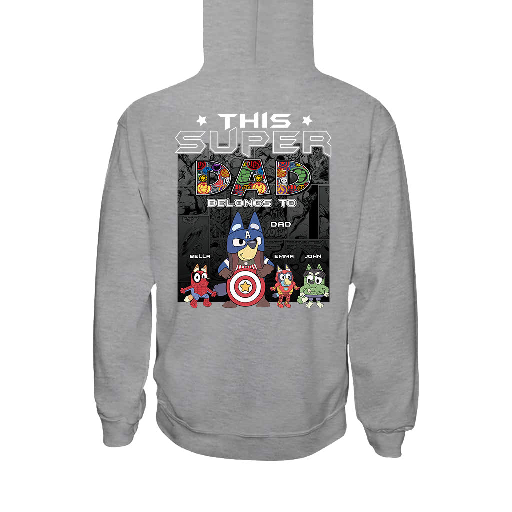 Super Dad - Personalized Father T-shirt and Hoodie