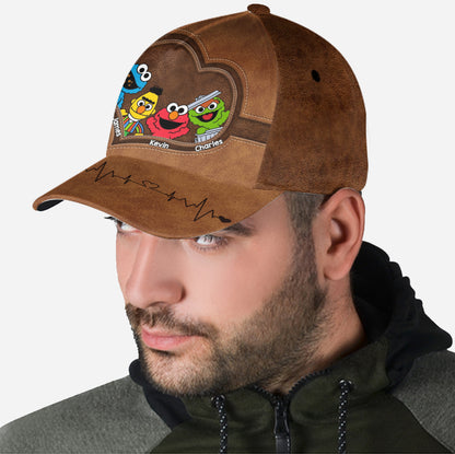 This Daddy/ Dad/ Grandpa... Belongs To - Personalized Father Classic Cap