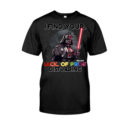 I Find Your Lack of Pride Disturbing - Personalized LGBT Support T-shirt And Hoodie