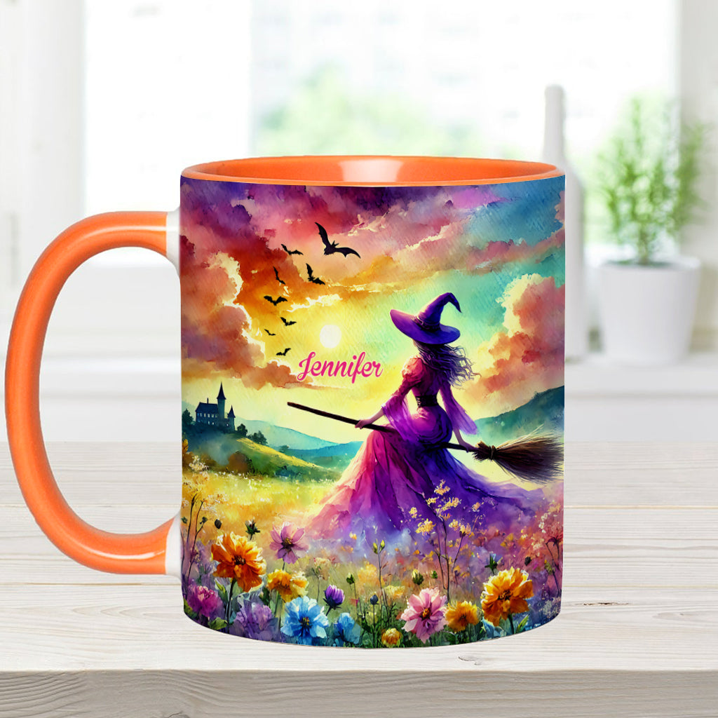 Beautiful Witch - Personalized Witch Accent Mug