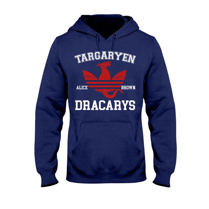 The Song Of Blood & Fire - Personalized Thrones Game T-shirt And Hoodie