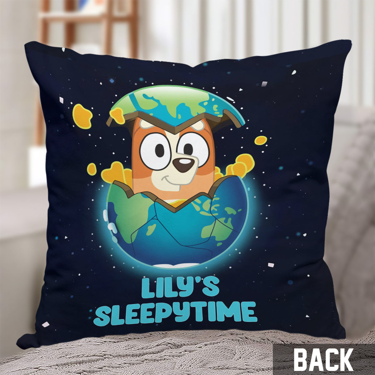 Sleepytime - Personalized Kid Throw Pillow