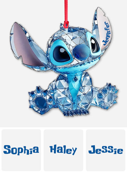 Merry Stitchmas - Personalized Ohana Ornament