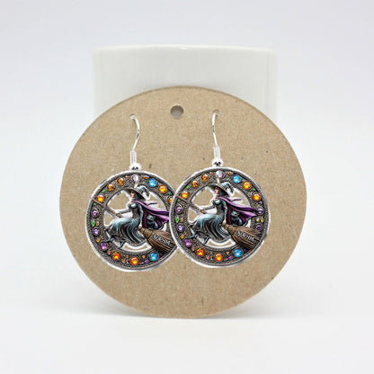 Beautiful Witch - Personalized Witch Transparent Earrings