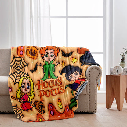 The Sanderson Sisters - Personalized Three Witches Blanket