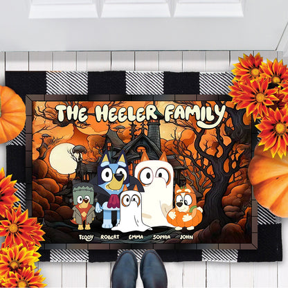 Happy Halloween - Personalized Doormat