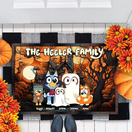 Happy Halloween - Personalized Doormat