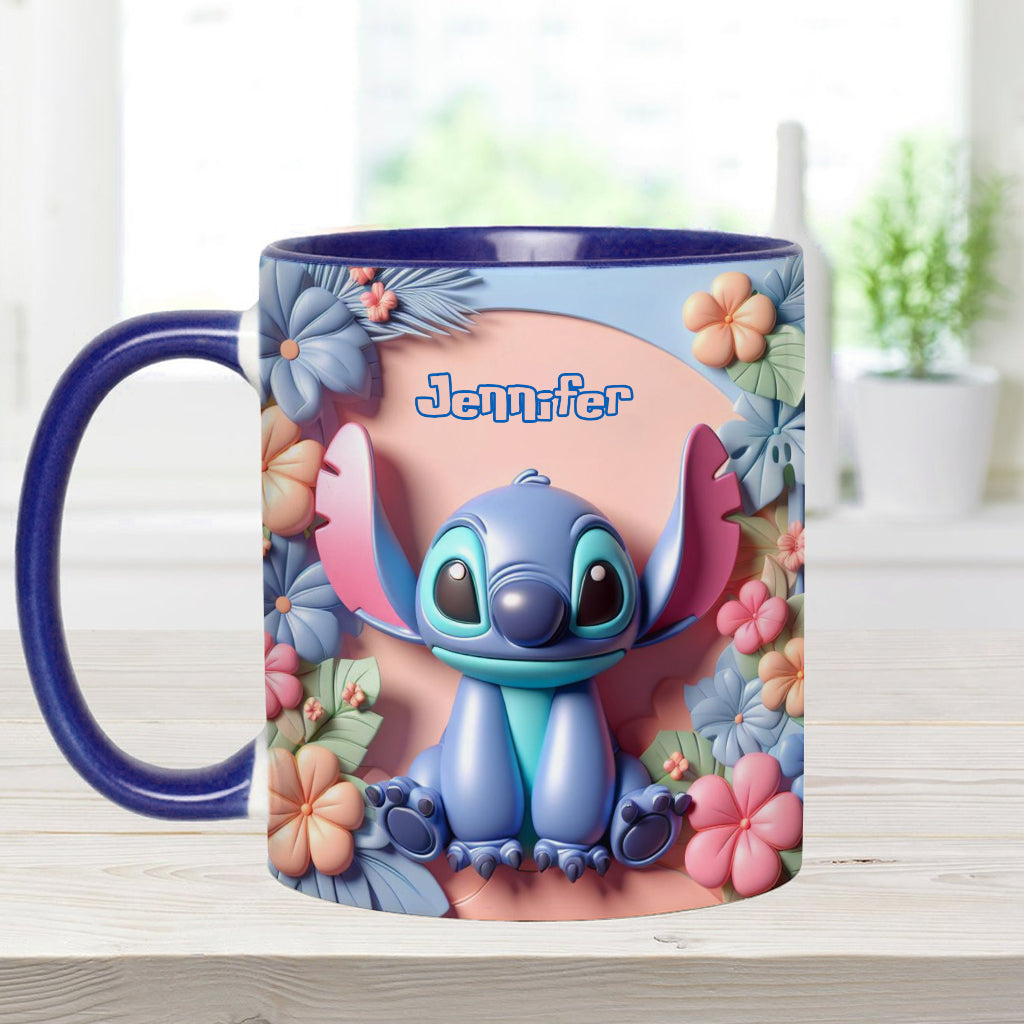 Ohana Means Family - Personalized Ohana Accent Mug