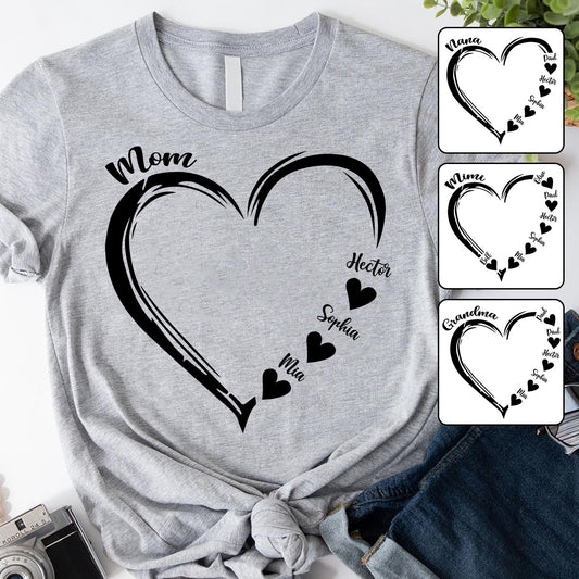 Mom Love You - Personalized Mother T-shirt And Hoodie