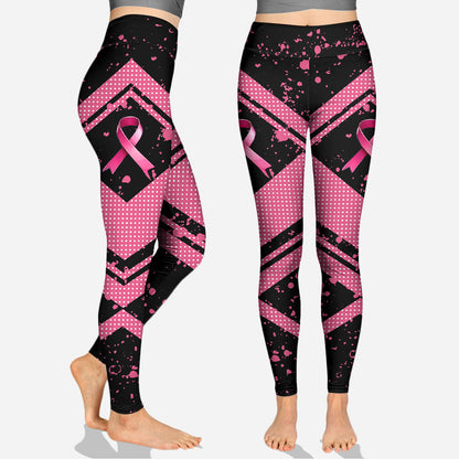 In October We Wear Pink Breast Cancer Awareness Hoodie and Leggings