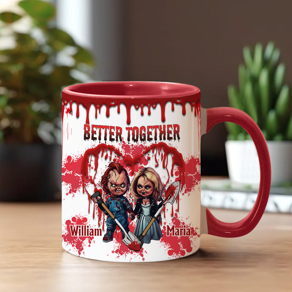 Better Together - Personalized Couple Accent Mug