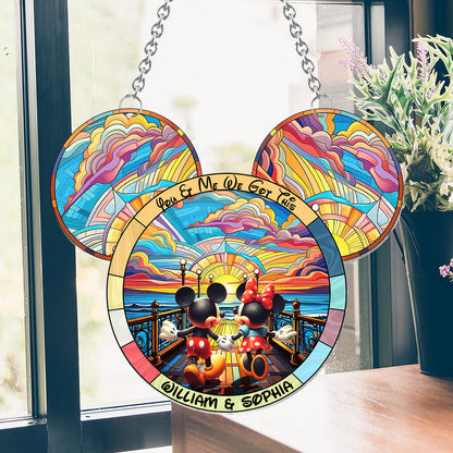 We Got This - Personalized Mouse Window Hanging Suncatcher Ornament