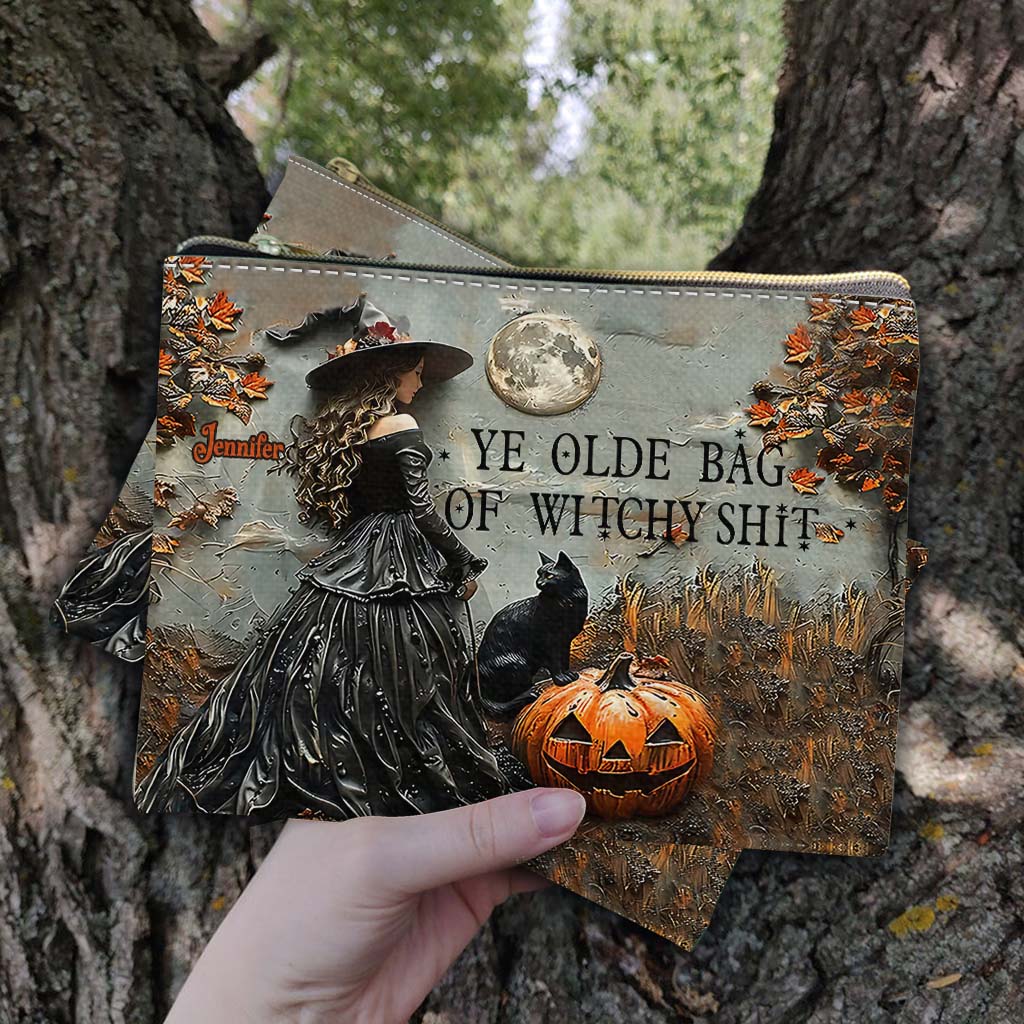 Ye Olde Bag Of Witchy Sh*t - Personalized Witch Pouch