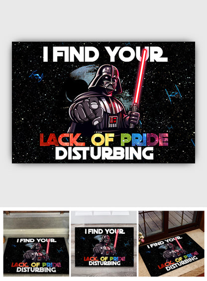 I Find Your Lack of Pride Disturbing - LGBT Support Doormat