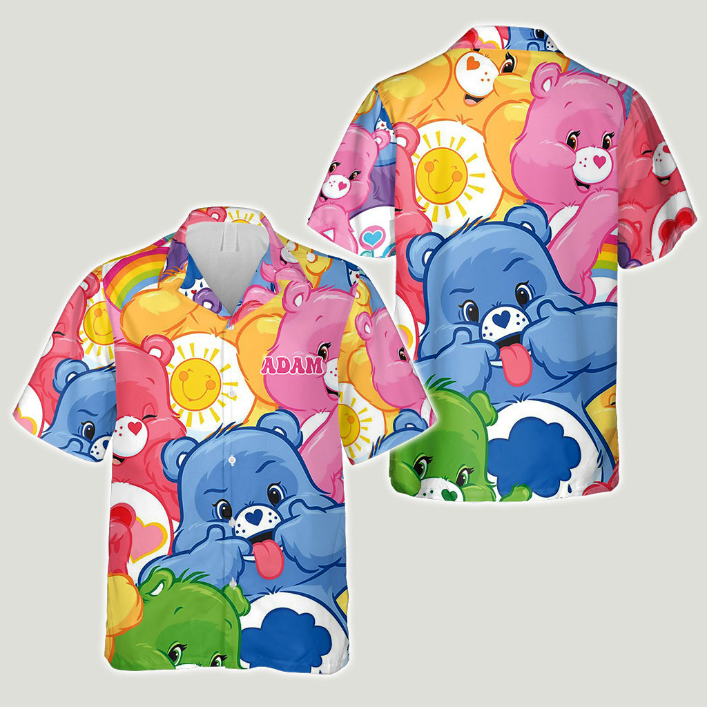 Rolling Bear - Personalized Weed Hawaiian Shirt