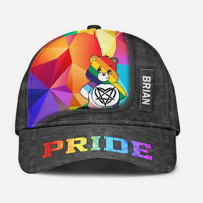 LGBT Pride Month Bear This Is Me - Personalized LGBT Support Classic Cap