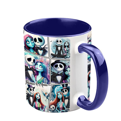 We're Simply Meant To Be - Personalized Nightmare Accent Mug