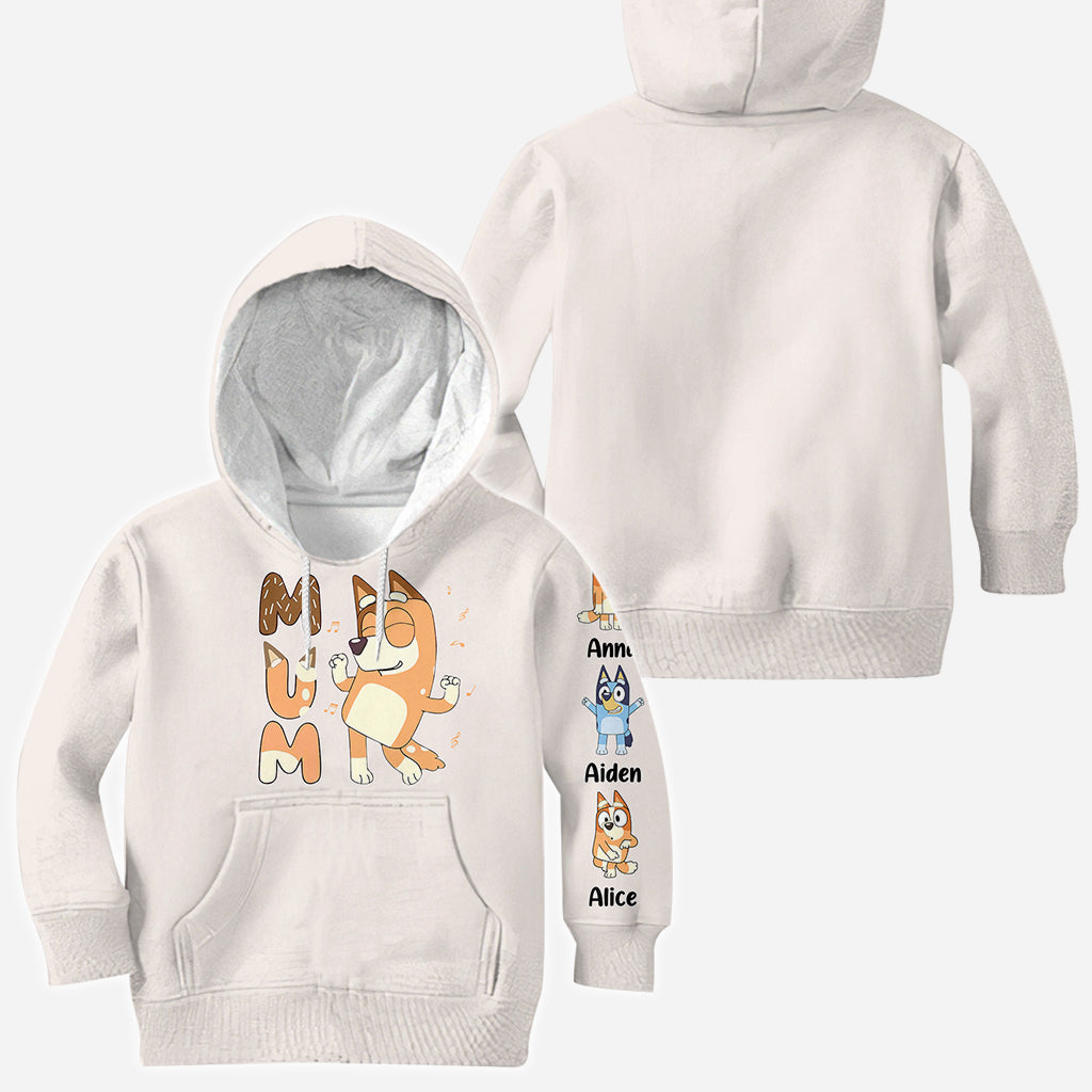 Cool Mum Dad Aunt Uncle Nana Grandpa Custom Title And Kids - Personalized All Over Shirt