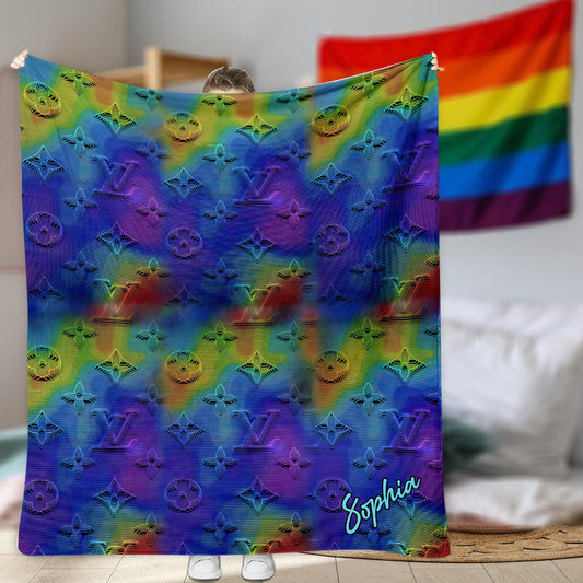 Pride - Personalized LGBT Support Blanket