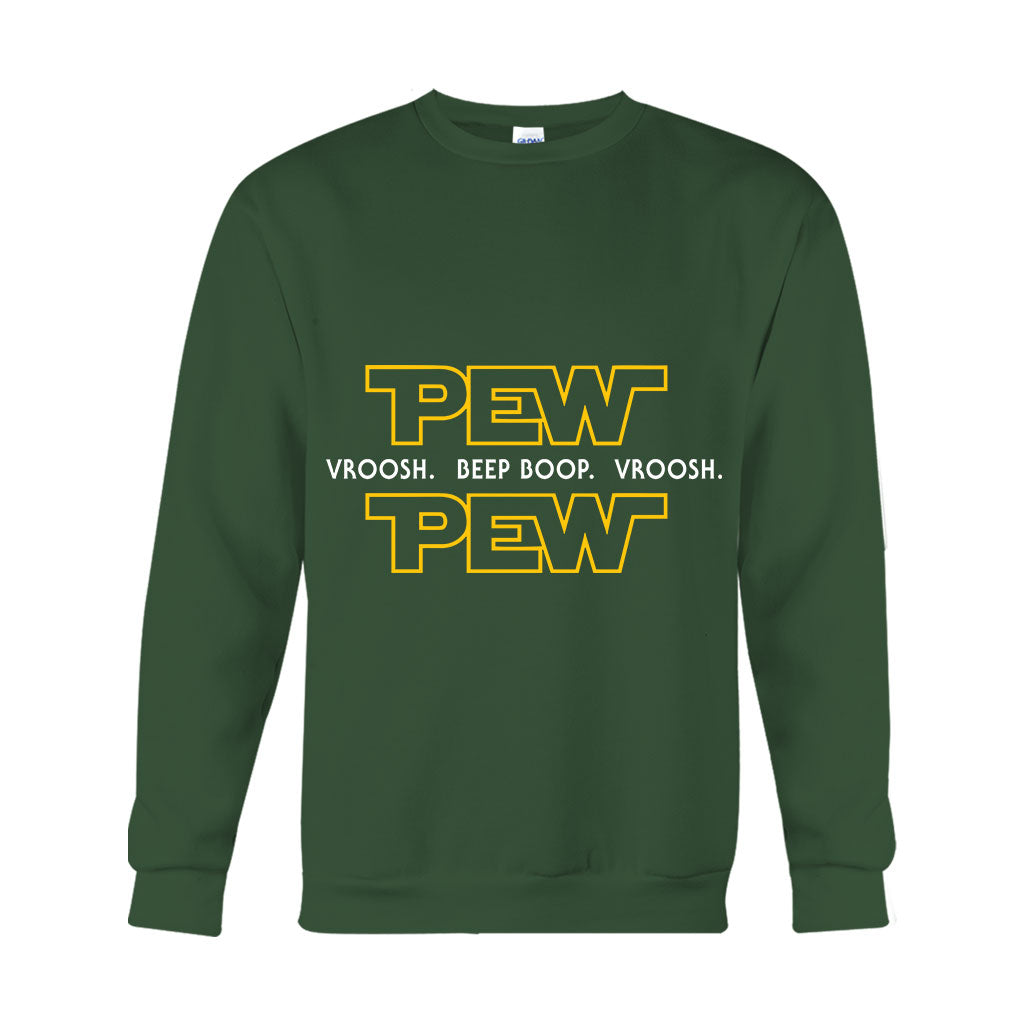 Pew Pew - The Force T-shirt And Hoodie
