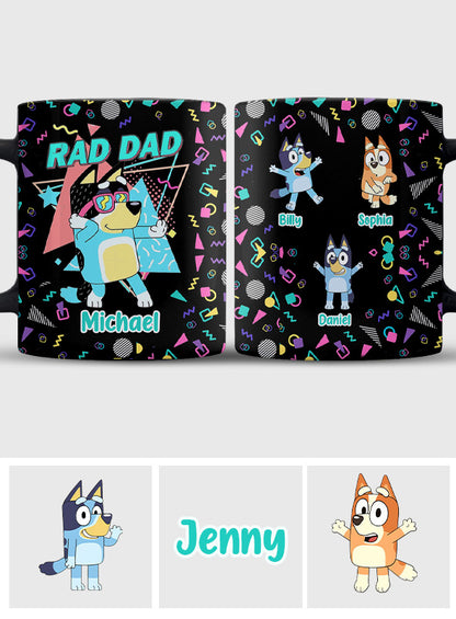 Rad Dad - Personalized Father Mug