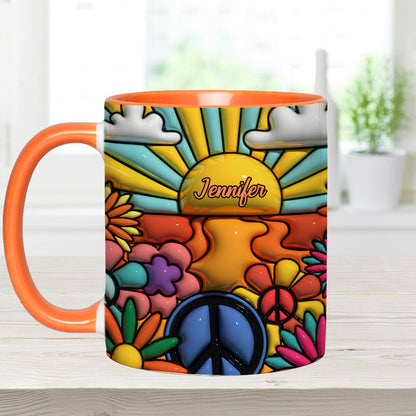 Hippie Soul - Personalized Hippie Accent Mug