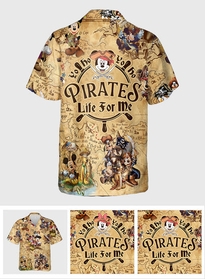 Yo Ho Ho Pirates Life For Me - Personalized Cruising Hawaiian Shirt