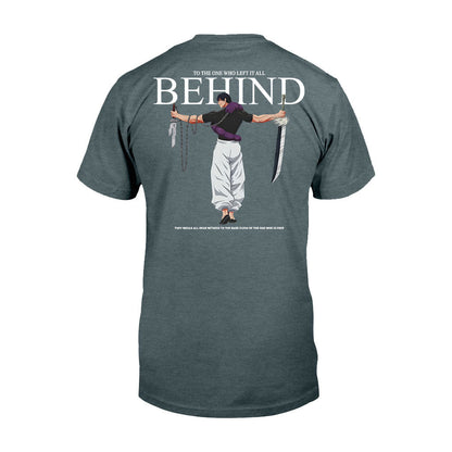 Behind Jujutsu Kaisen T-shirt and Hoodie