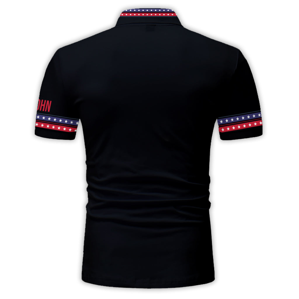 Happy 4th Of July Mouse - Personalized Independence Day/ 4th of July Polo Shirt