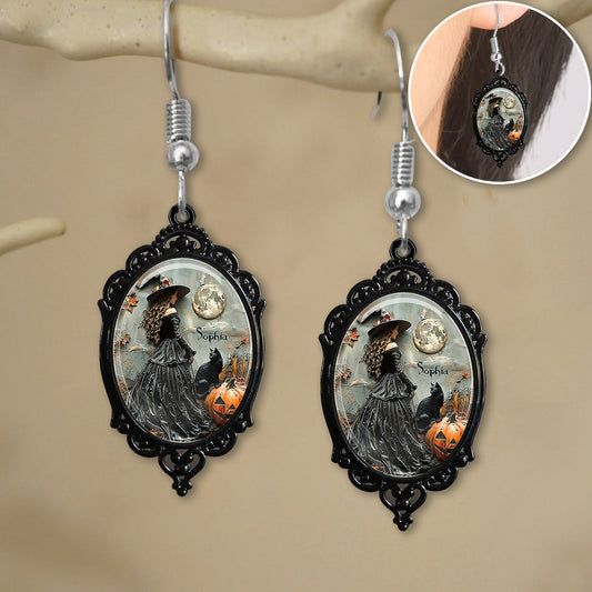 Beautiful Witch - Personalized Witch Earrings