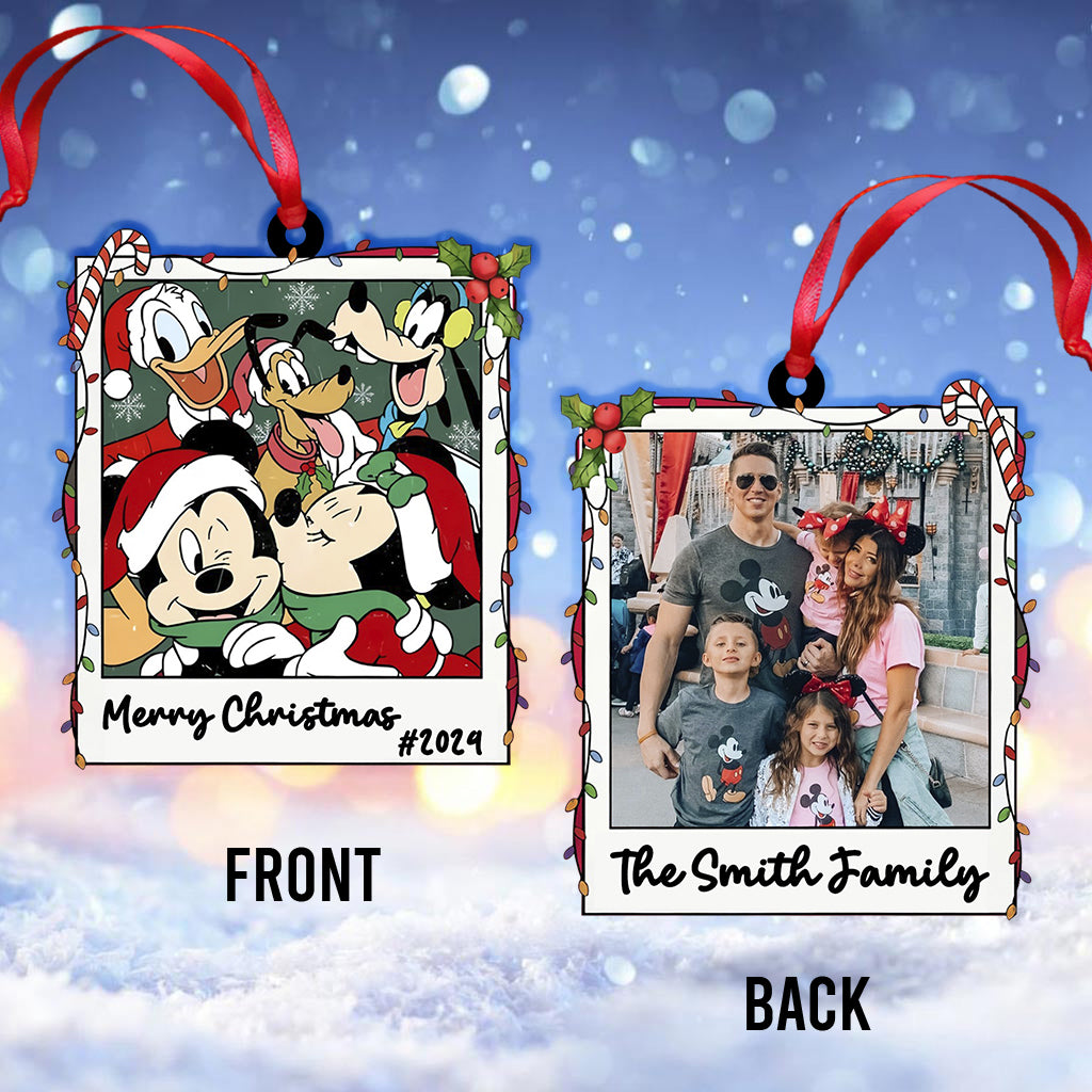 Merry Christmas Disneyland - Personalized Mouse Ornament