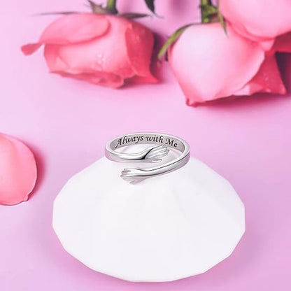 Custom Text - Personalized Hug Ring